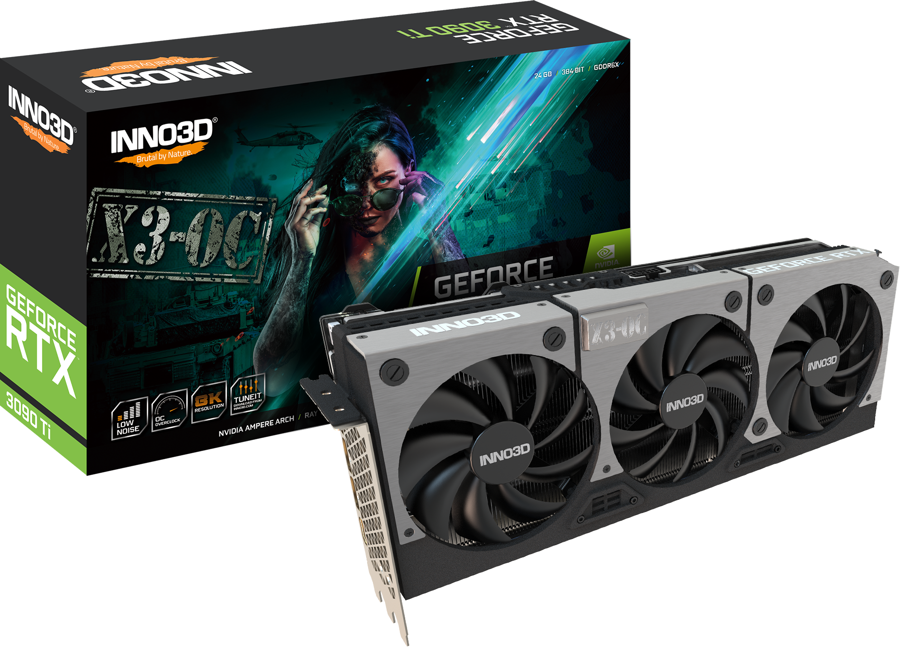 INNO3D GeForce RTX 3090 Ti X3 OC grafische kaart