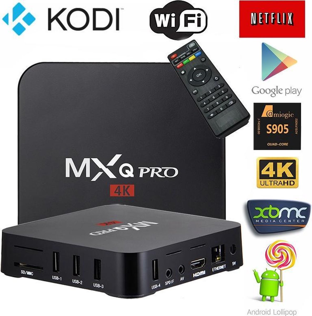 MXQ Pro 4K Android TV Box