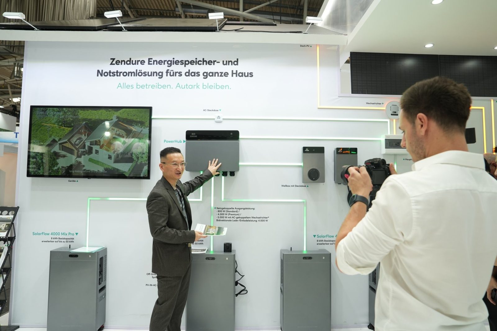 Zendure PowerHub demo met SolarFlow Mix Pro modules